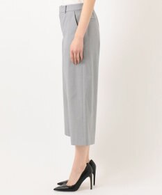 J.PRESS LADIES 【シワになりにくい】コットンフィッティーシャーク ワイドパンツ