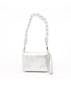 UNBILLION ペルケ perche / ドット型押し・ジャバラチャームウォレットショルダー