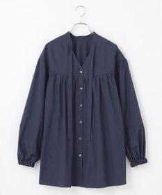 #Newans 【アイロンいらず】バストカットギャザーブラウス