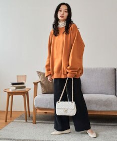 WEGO 裏起毛ワイドイージーパンツ