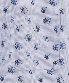 JOSEPH ABBOUD 【ジャージー素材・ストレッチ・イージーケア】コンパクトジャージープリント シャツ