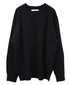 AMERICAN HOLIC バイパチラメ入りＶネック片畦ニットカーディガ