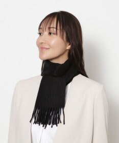 MOONBAT FURLA(フルラ）カシミヤ100％ 無地 プチマフラー