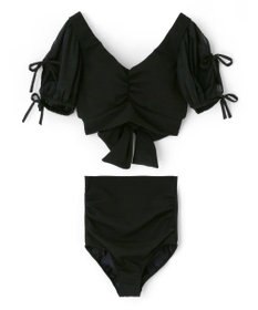 San-ai Resort（三愛水着楽園） 【San-ai Resort×PEACH JOHNコラボ】【ナイスバディ水着】パフスリーブワイヤービキニ　9M・11L　【San-ai Resort（サンアイリゾート）】