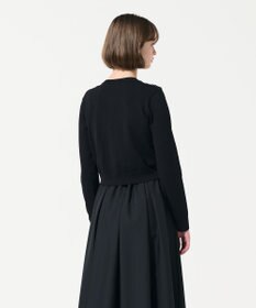 GRACE CONTINENTAL サテンコードニットカーディガン