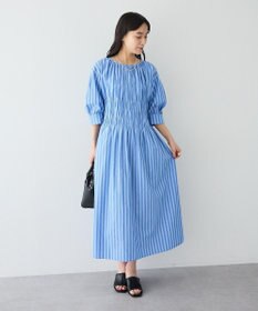 CRAFT STANDARD BOUTIQUE インド製 ハーフスリーブシャーリングワンピース