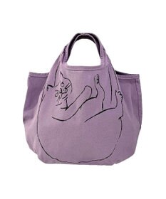 ROOTOTE 2673【ミニサイズ エコバッグ：ネコ柄】/ NA.ルーショッパーミニ.マルシェ-B