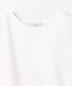 ANY 【洗濯機可/UVケア/アンチピリング】布帛ねじり袖コンビプルオーバー