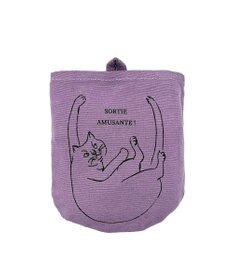 ROOTOTE 2673【ミニサイズ エコバッグ：ネコ柄】/ NA.ルーショッパーミニ.マルシェ-B