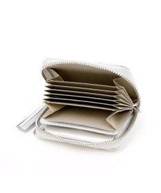 UNBILLION ペルケ perche / ドット型押し・ジャバラチャームウォレットショルダー