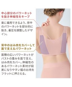 BRADELIS New York 【BRADELIS NewYork peace/ノンワイヤー】綿混トリプルキャッチFITブラ23 ブラデリス 補正 ブラジャー 接触冷感 ノンワイヤー DB123403