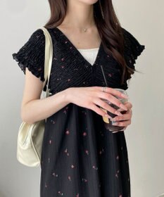WEGO シャーリングサロペット