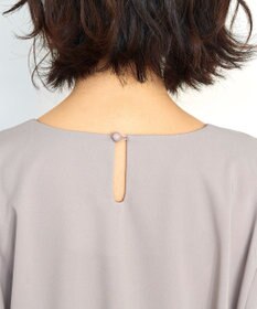 Tiaclasse L 【小倉優子さん着用・選べる袖TYPE・洗える】バックフレアチュニック