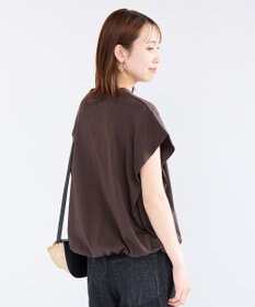 UNFILO L フレンチスリーブ ドロストTシャツ