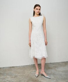 GRACE CONTINENTAL ケミカルリーフドレス