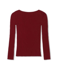 Chacott 【ノーソーイングニット】シアーローズニットトップ