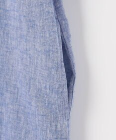 23区 S 【SLOW/洗える】リネンコットン シャツワンピース