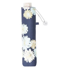 MOONBAT 【一級遮光/軽量】PAUL & JOE 晴雨兼用 日傘 折りたたみ傘 総柄クリザンテーム 遮熱 UV