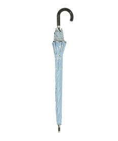 MOONBAT 【遮光率100％/遮熱/UV】LANVIN en Bleu (ランバン オン ブルー)晴雨兼用日傘 フラワーグリッター シルバースカラ刺繍 花柄 長傘