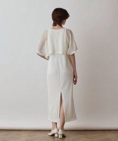 GRACE CONTINENTAL メッシュレイヤードワンピース