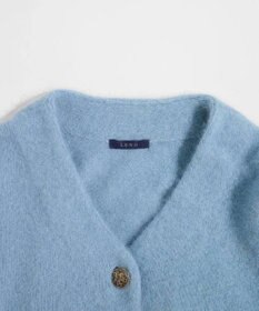 LENO BRUSHED CARDIGAN へアリーニットカーディガン