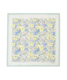 MOONBAT 【シルク100%】フルラ (FURLA) 花柄 シルクプリントスカーフ 65cm×65cm