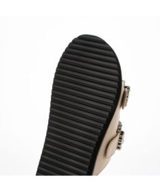 MODE ET JACOMO <carino>厚底ビジューバックルサンダル