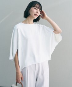 UNFILO ジョーゼット ドルマンプルオーバー