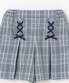 組曲 KIDS 【110-140㎝】グレンチェック キュロット