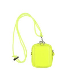 UNBILLION ペルケ perche / 蛍光レザーストラップ付き・チャームポーチショルダー