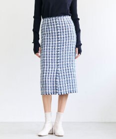 BEIGE， BERYL / ファンシーツイード Iラインスカート