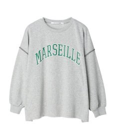 Green Parks ・ＲＡＹ　ＣＡＳＳＩＮ　ロゴｐｔカラーステッチスウェット