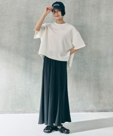 UNFILO 【VERY掲載】BEAUTY FORM JERSEY light サイドZIP プルオーバー