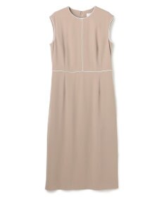 BEIGE， 【セットアップ対応】CINDY / 配色ライン クルーネックドレス