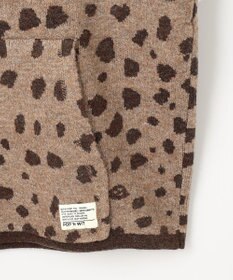 PW CIRCULUS 【MEN】SNOW LEOPARD柄フーディー