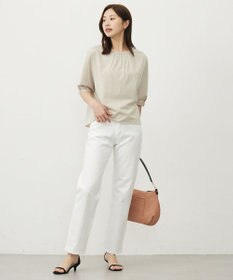 J.PRESS LADIES L 【洗える】BASIC STRETCH DENIM ボーイフィット デニム