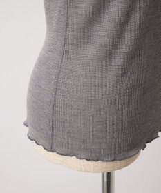 TOQUE 〈大草直子さんアドバイザー〉【天然素材】アルパカシルクリブ ロングT