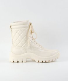 BONTRE 【MIONOTIS/ミオノティス】キルティングレースアップショートブーツ/40512