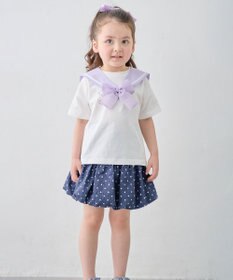 ANY KIDS 【綿100%/接触冷感】ひんやり 2WAY セーラーTシャツ