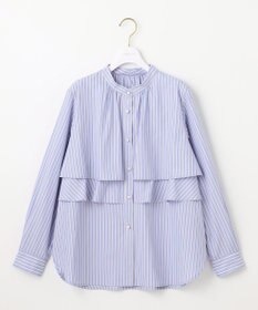 ANY SIS L 【洗える】ラッフルレイヤード ブラウス