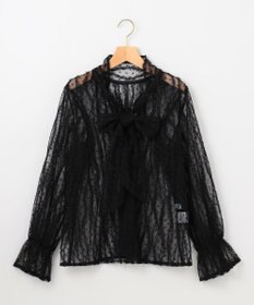 組曲 【前後着用可】チュールフリル ブラウス