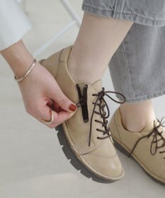 Pointer 本革超軽量レースアップスニーカー