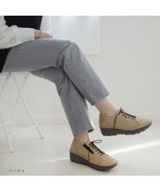 Pointer 本革超軽量レースアップスニーカー