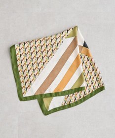 Green Parks ・ジオメトリーパターンスカーフ　７０×７０