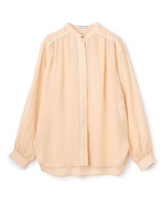 BEIGE， PAULINE / リネンヴィスコースレースブラウス