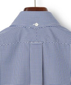J.PRESS MEN 【PREMIUM PLEATS / 形態安定】ギンガムチェック ドレスシャツ / B.D.