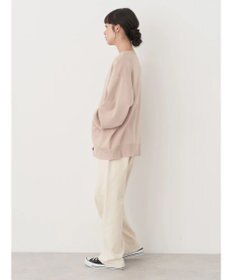 earth music&ecology クルーネックミドル丈カーディガン