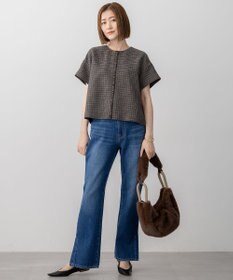 23区 S 【SLOW/一部店舗限定】スリット ストレート デニム