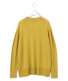 ICB L 【洗える】シルクヴィスコースハイゲージ Vネックニット