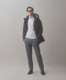 GOTAIRIKU 【仕事で着用可】MINOTECH メランジラミネート ダウンコート(23年モデル)